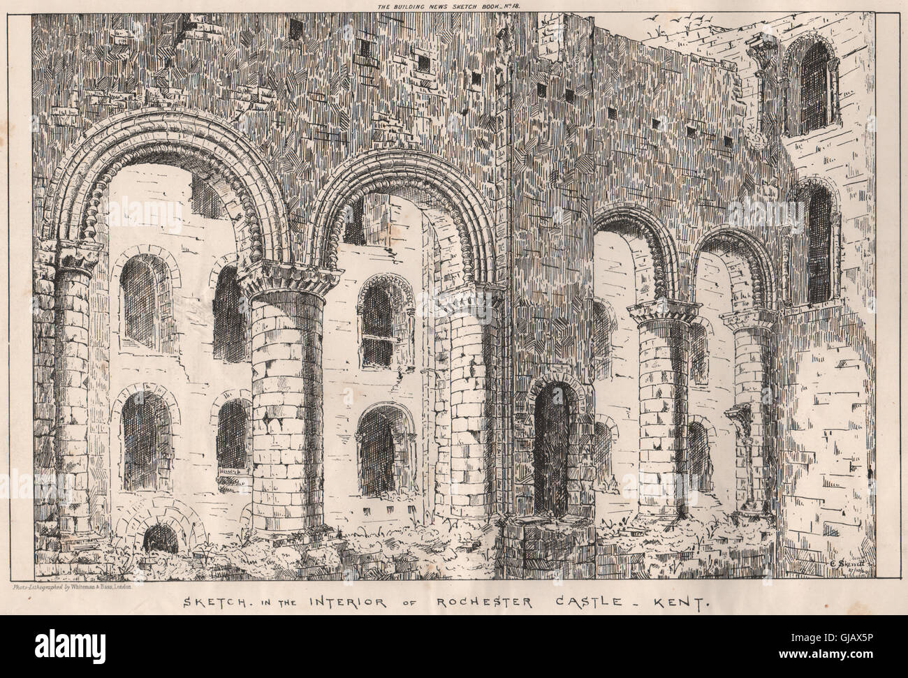 2 Victorian Views Rochester Castle Cathedral Old Photos Pictures Posters Prints