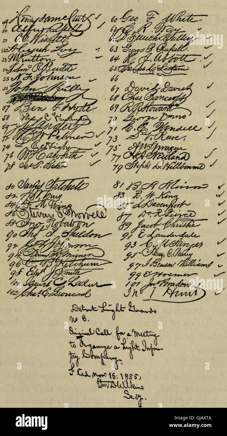 The Detroit Light Guard a complete record of this organization from