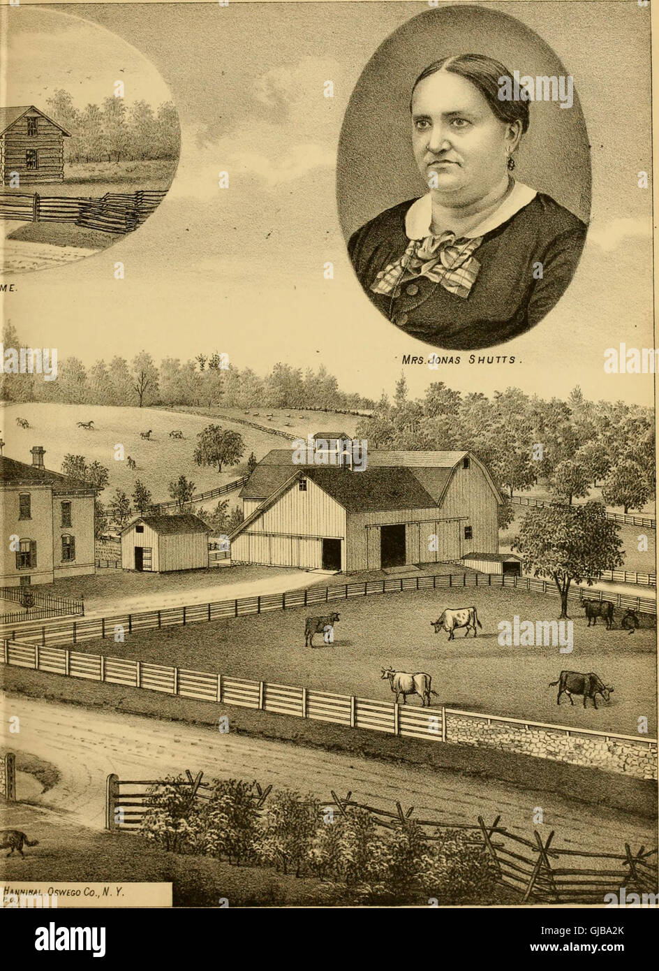 Old map of oswego hires stock photography and images Alamy