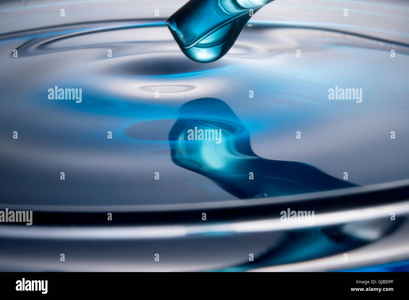 closeup of pipette dropper and blue water Stock Photo - Alamy