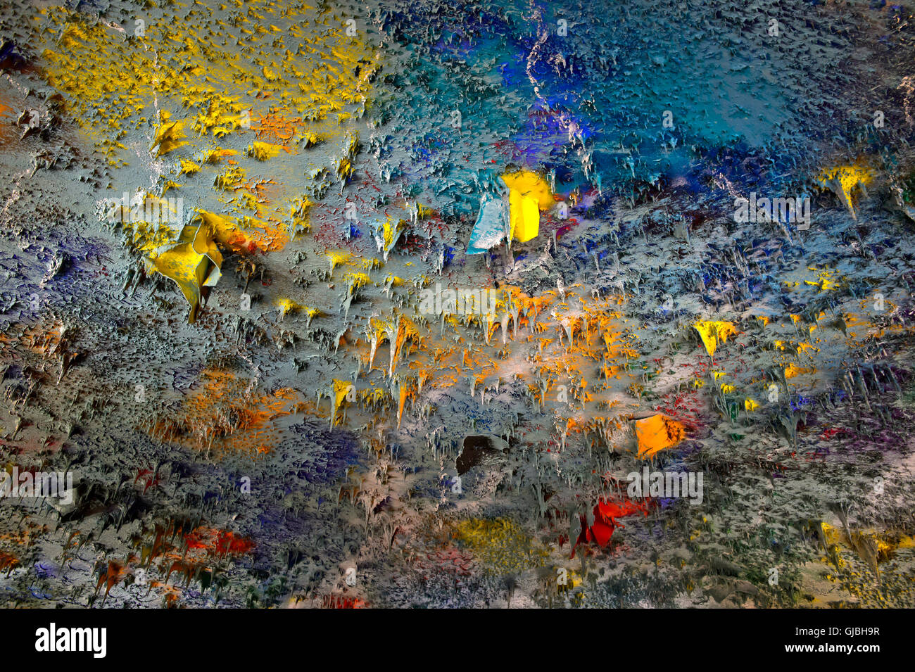 Ceiling sculpture in the Human Rights and Alliance of Civilization Chamber, Palais des Nations, Geneva, Switzerland Stock Photo