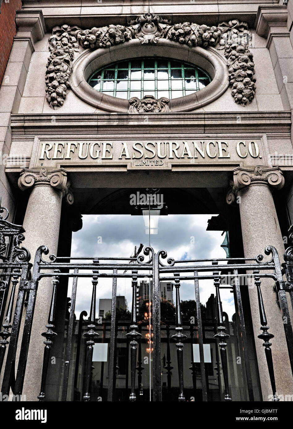 Refuge Assurance office building, Oxford Road Manchester, Stock Photo