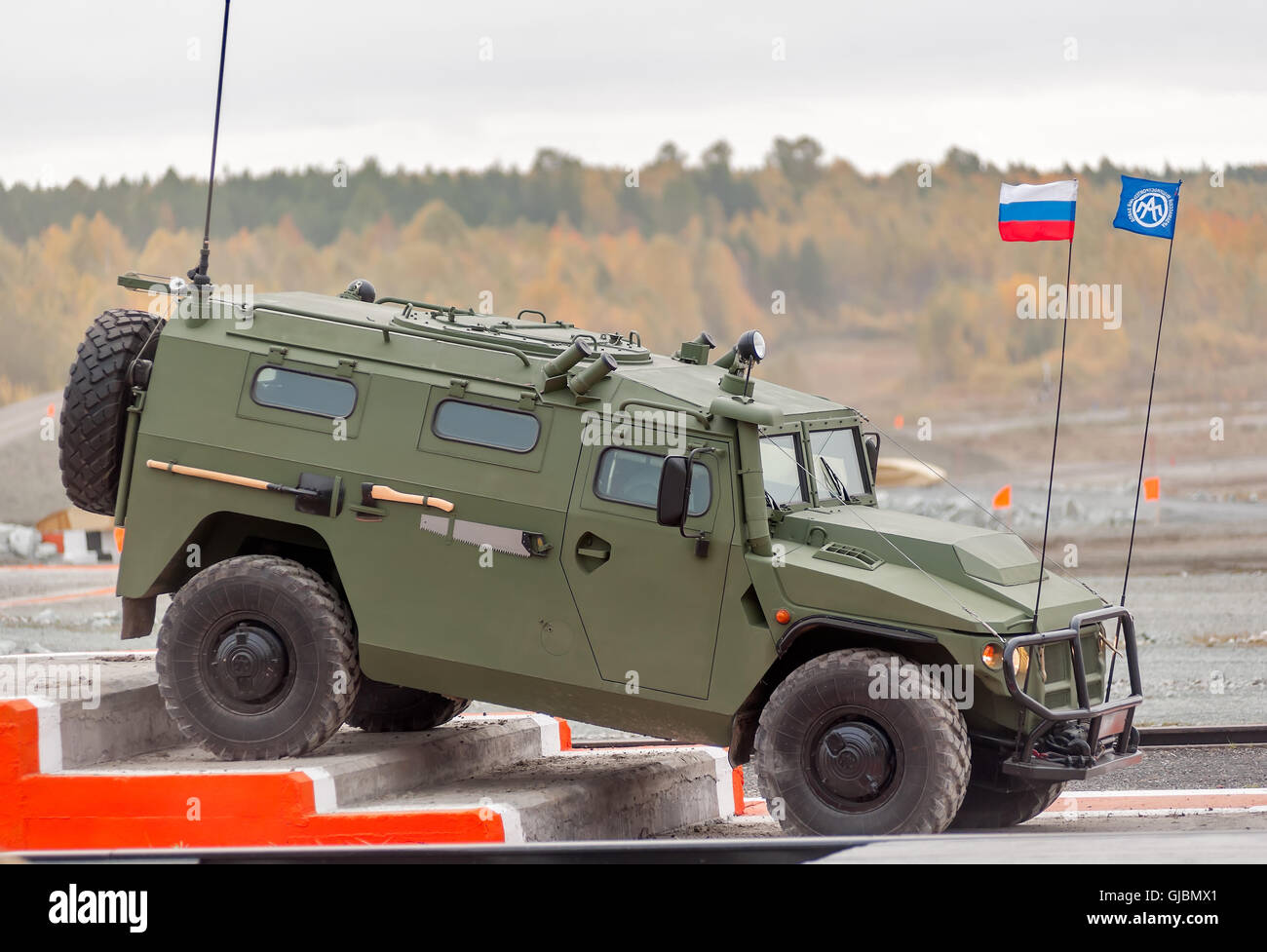 VPK-233115 Tigr-M armored vehicle (Russia) Stock Photo