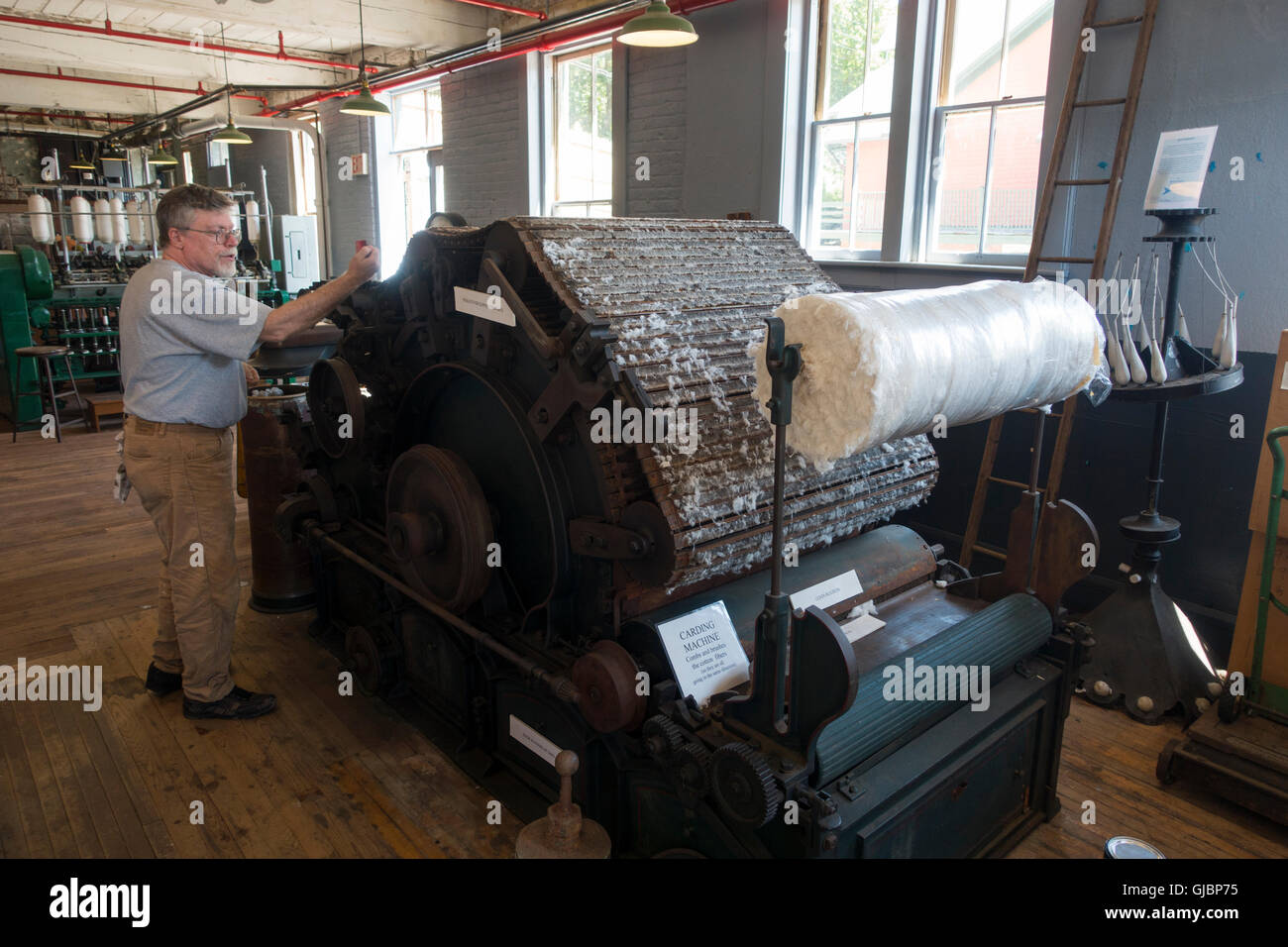 Windham Textile and history museum Willimantic CT Stock Photo Alamy