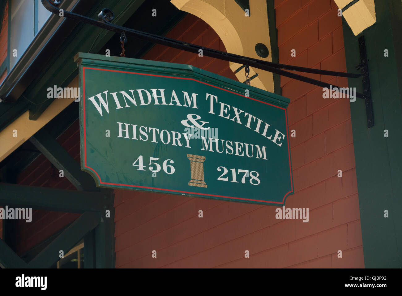 Windham Textile and history museum Willimantic CT Stock Photo Alamy