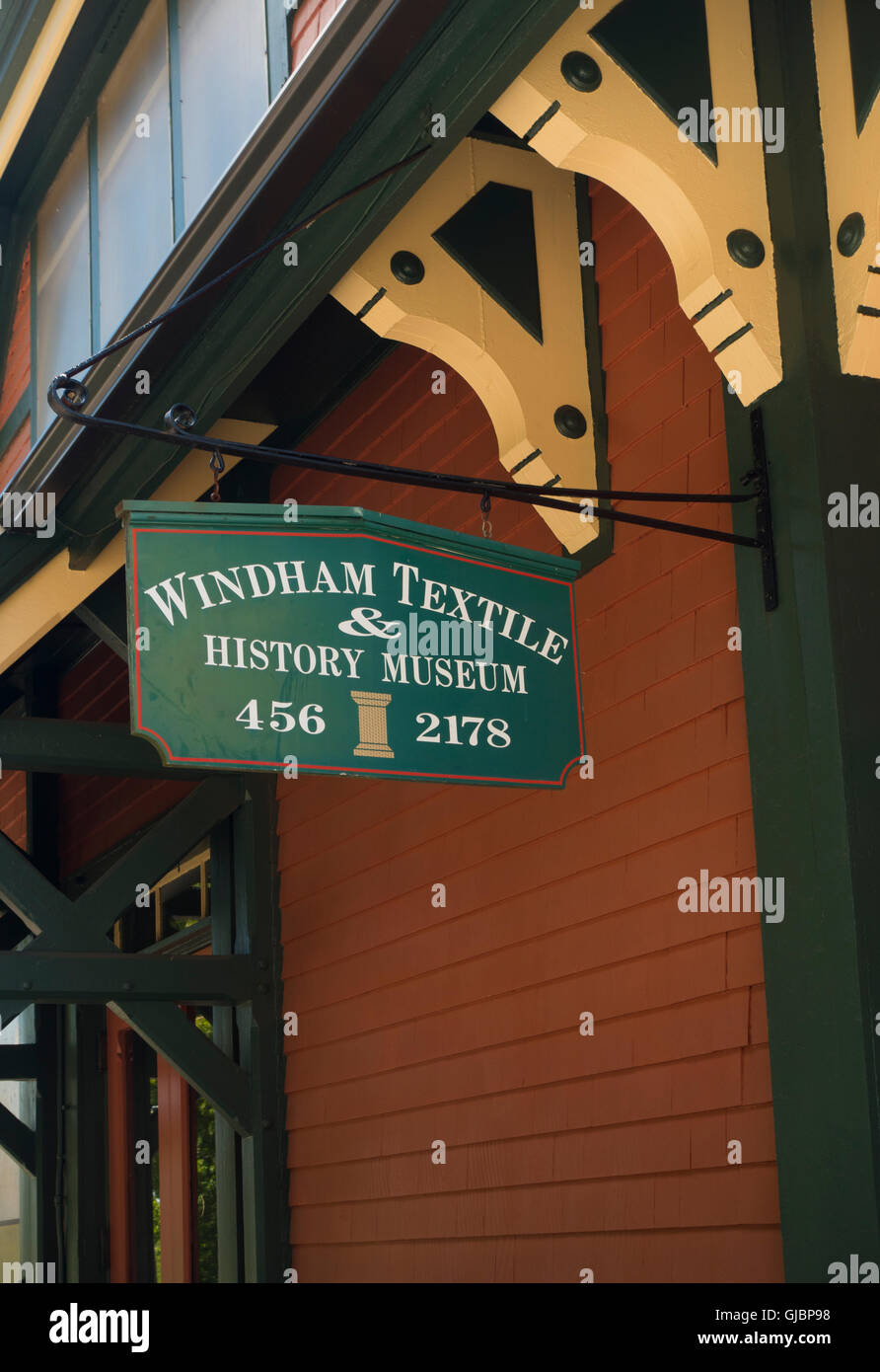 Windham Textile and history museum Willimantic CT Stock Photo Alamy