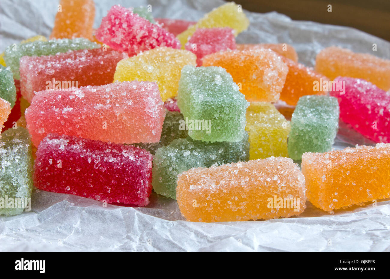 Green jelly cube hi-res stock photography and images - Alamy