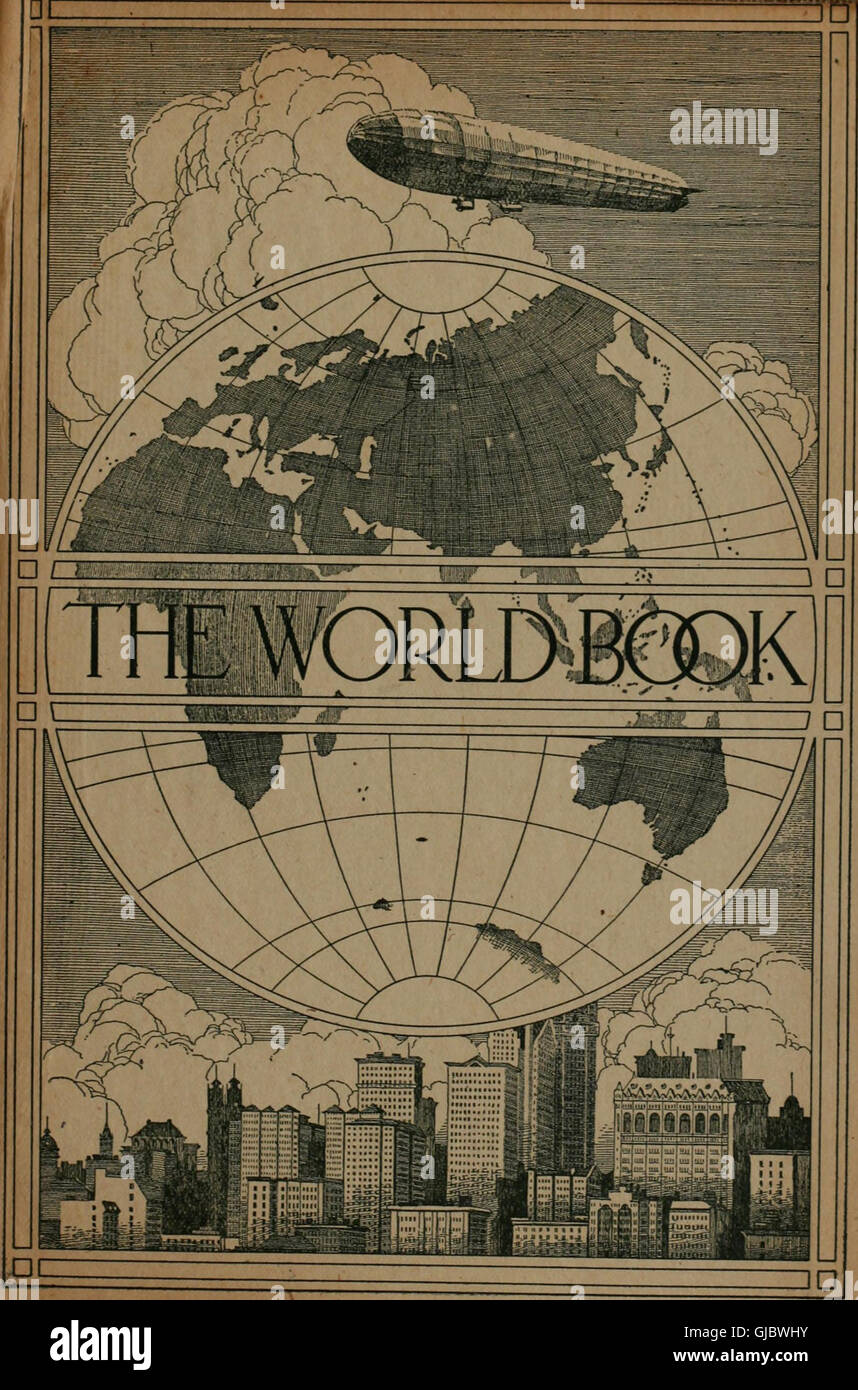 The 1918 'World Book' compiles organized knowledge in a combination of ...