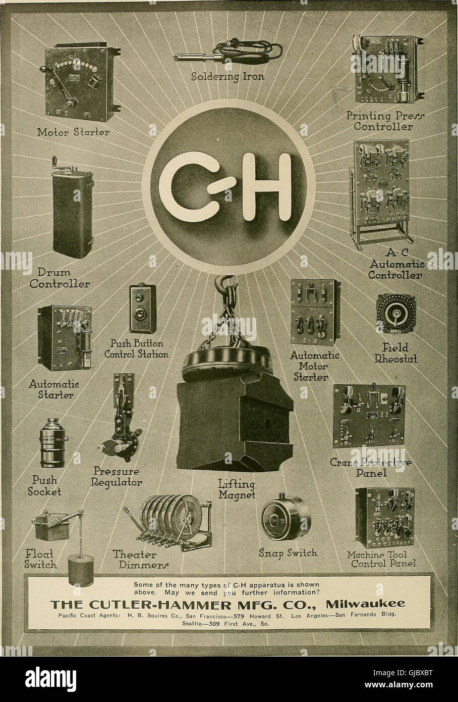 Journal of electricity (1917 Stock Photo Alamy