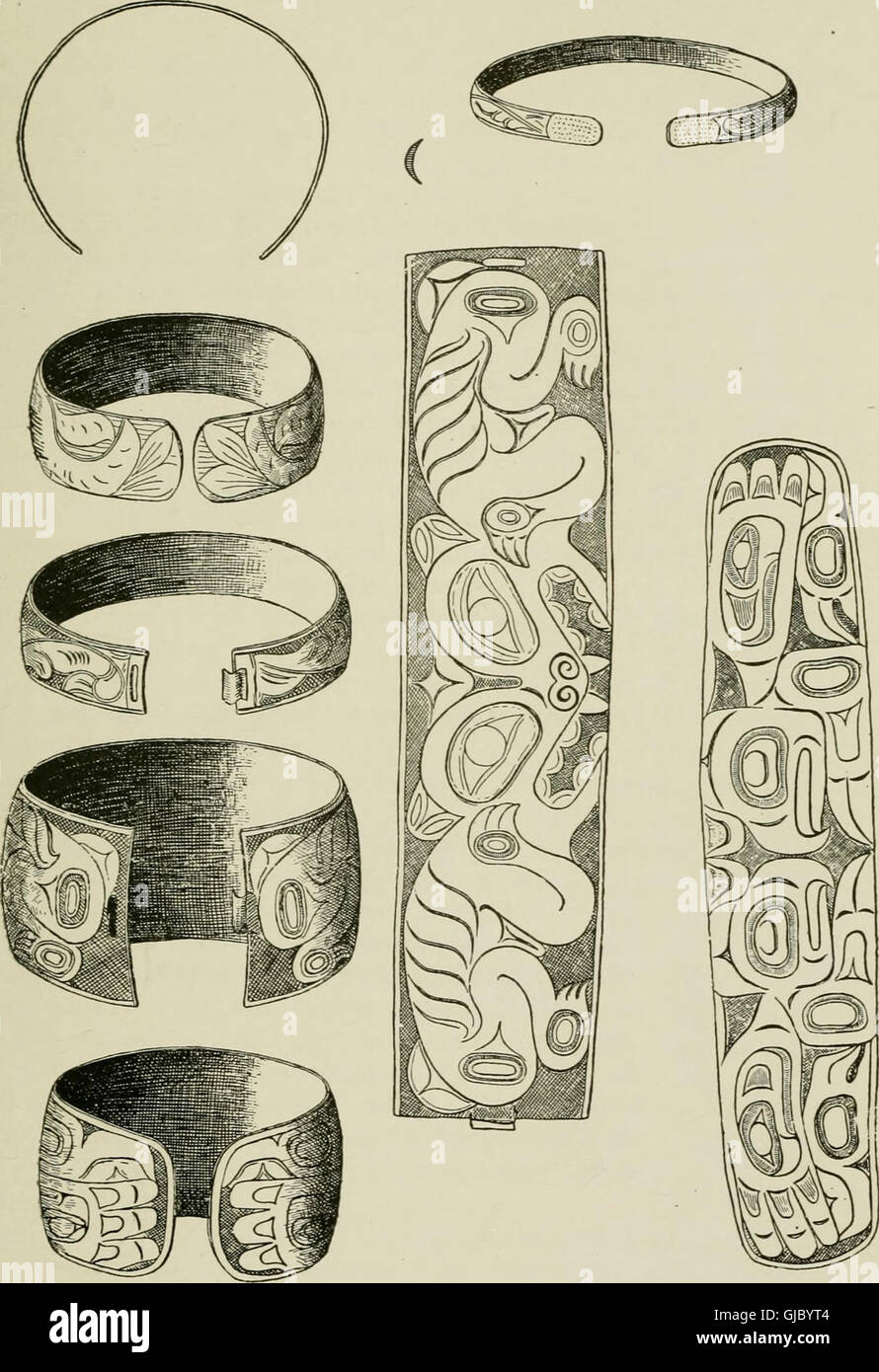 The coast Indians of southern Alaska and northern British Columbia (1890) Stock Photo