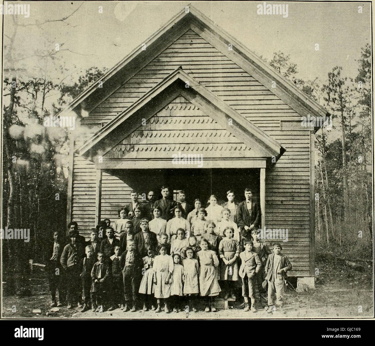 The Croatan Indians of Sampson County, North Carolina - their origin and racial status - a plea for separate schools (1916) Stock Photo