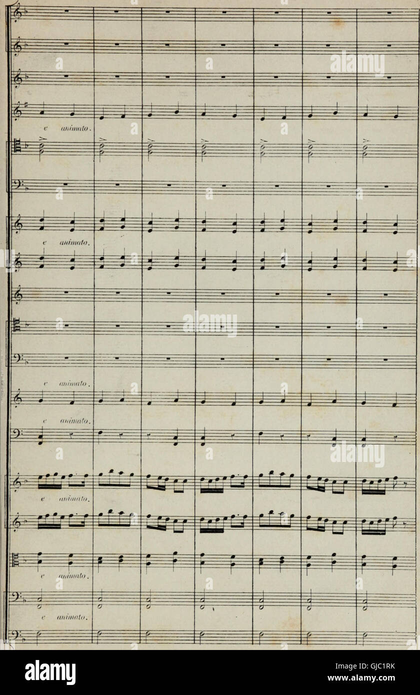 La farandole- ballet de l'opera (1883) Stock Photo