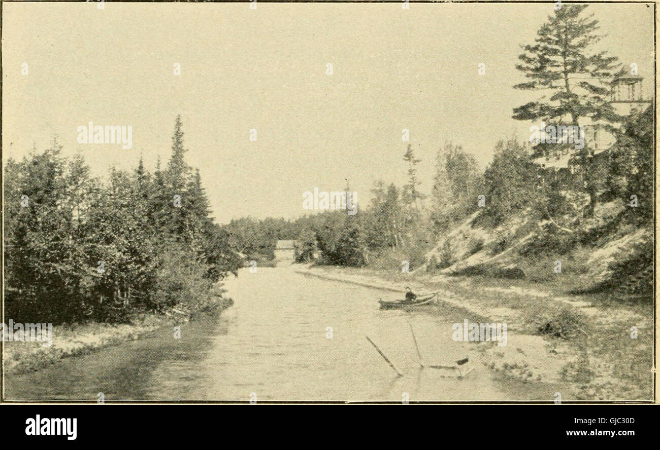 Northern Michigan. Handbook for travelers, including the northern part of lower Michigan, Mackinac island, and the Sault Ste. Marie river (1898) Stock Photo