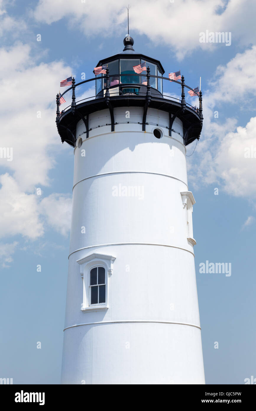 Portsmouth Harbor Lighthouse, New Castle, New Hampshire Stock Photo