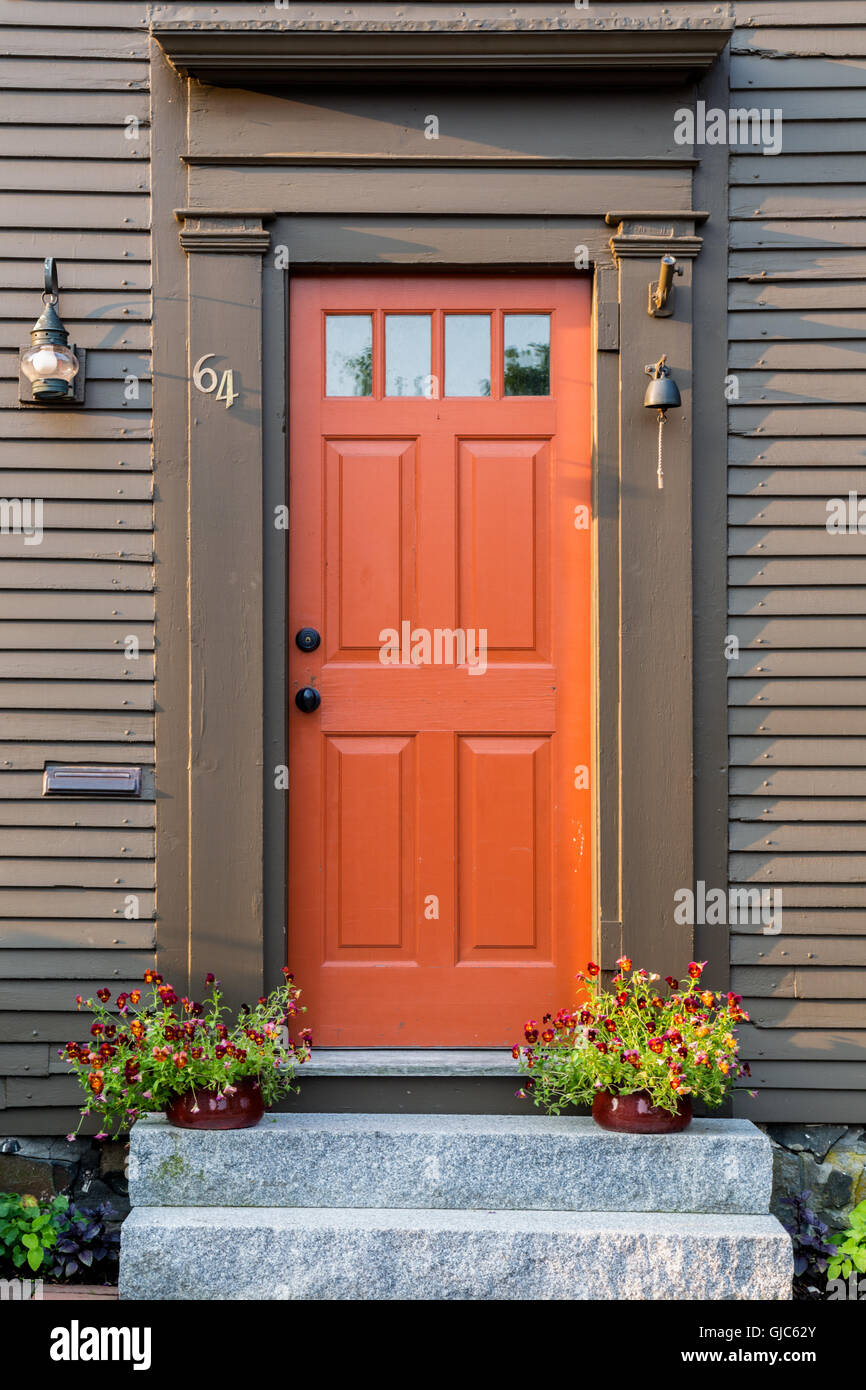 Old Door In Portsmouth New Hampshire Stock Photo 114594227 Alamy