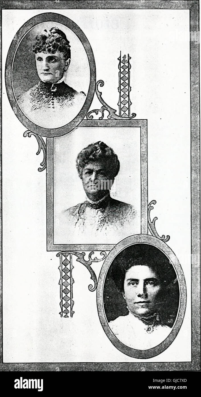An image from the 'Lineage Book' (1892), detailing family lineages and ...