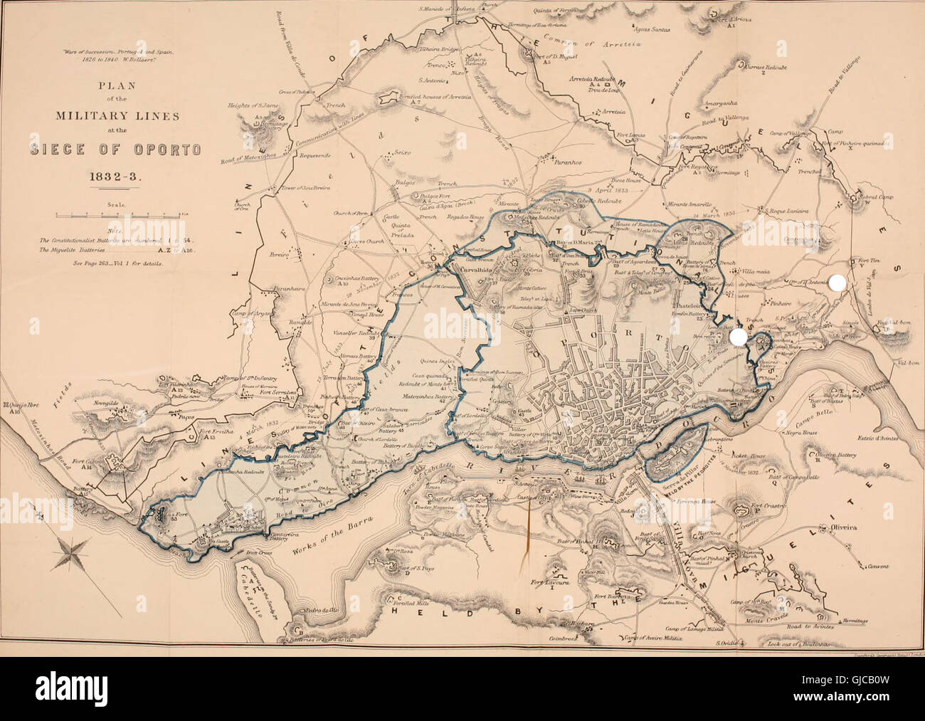 The wars of succession of Portugal and Spain, from 1826 to 1840 with