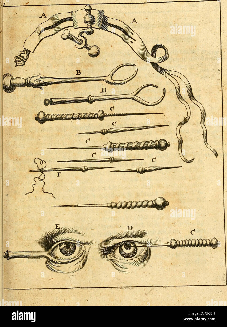 Matthaei Gothofredi Purmanni Grosser und gantz neu-gewundener Lorbeer-Krantz, oder Wünd-Artzney - in III Theil und 127 Capittel abgetheilet, darinne ein jedweder Chirurgus aufs beste und Stock Photo