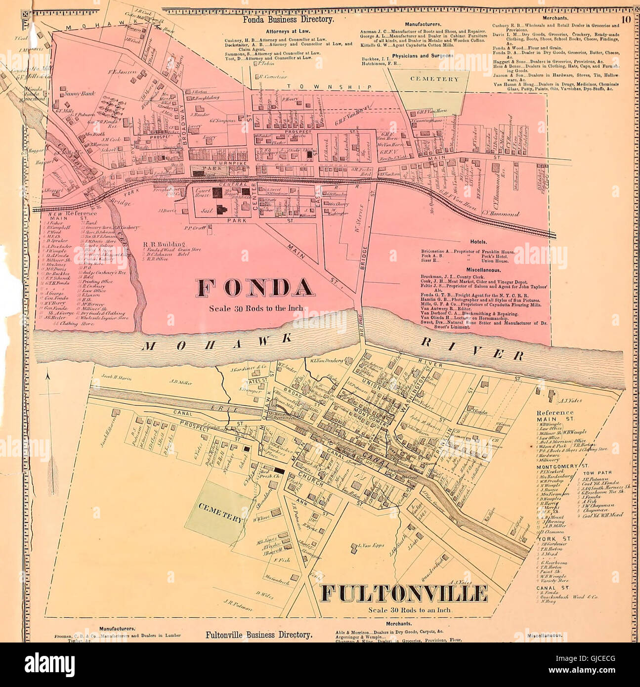 Atlas of Montgomery and Fulton counties, New York from actual surveys