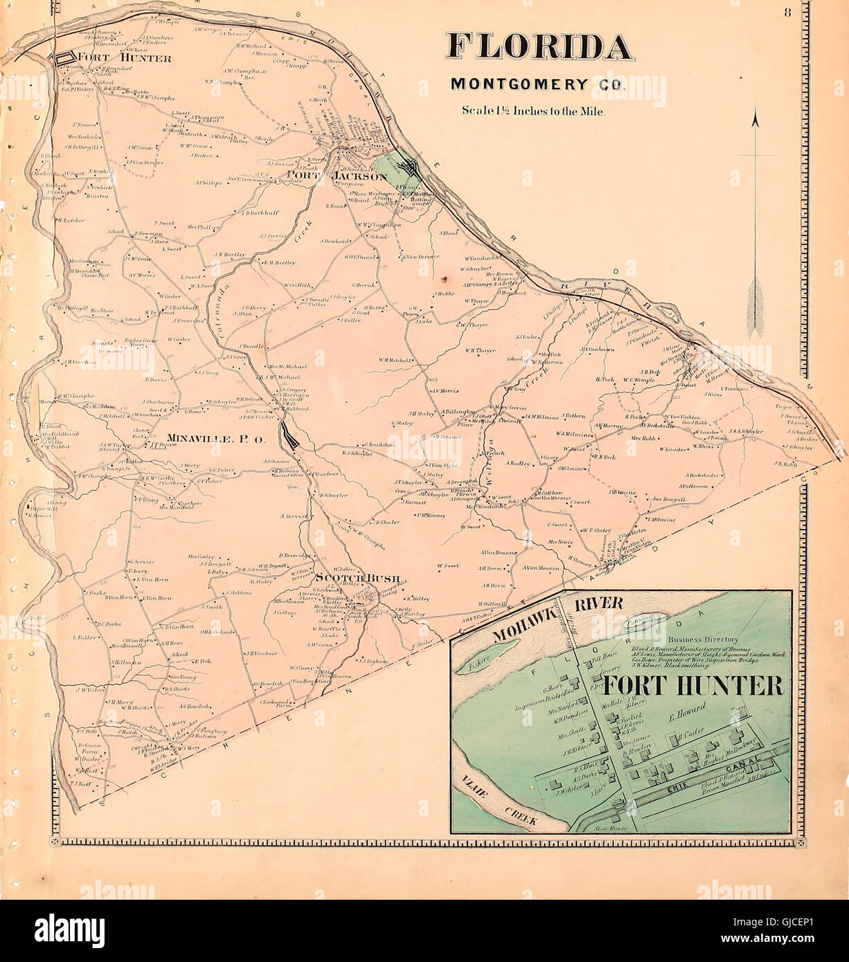 Atlas of Montgomery and Fulton counties, New York from actual surveys