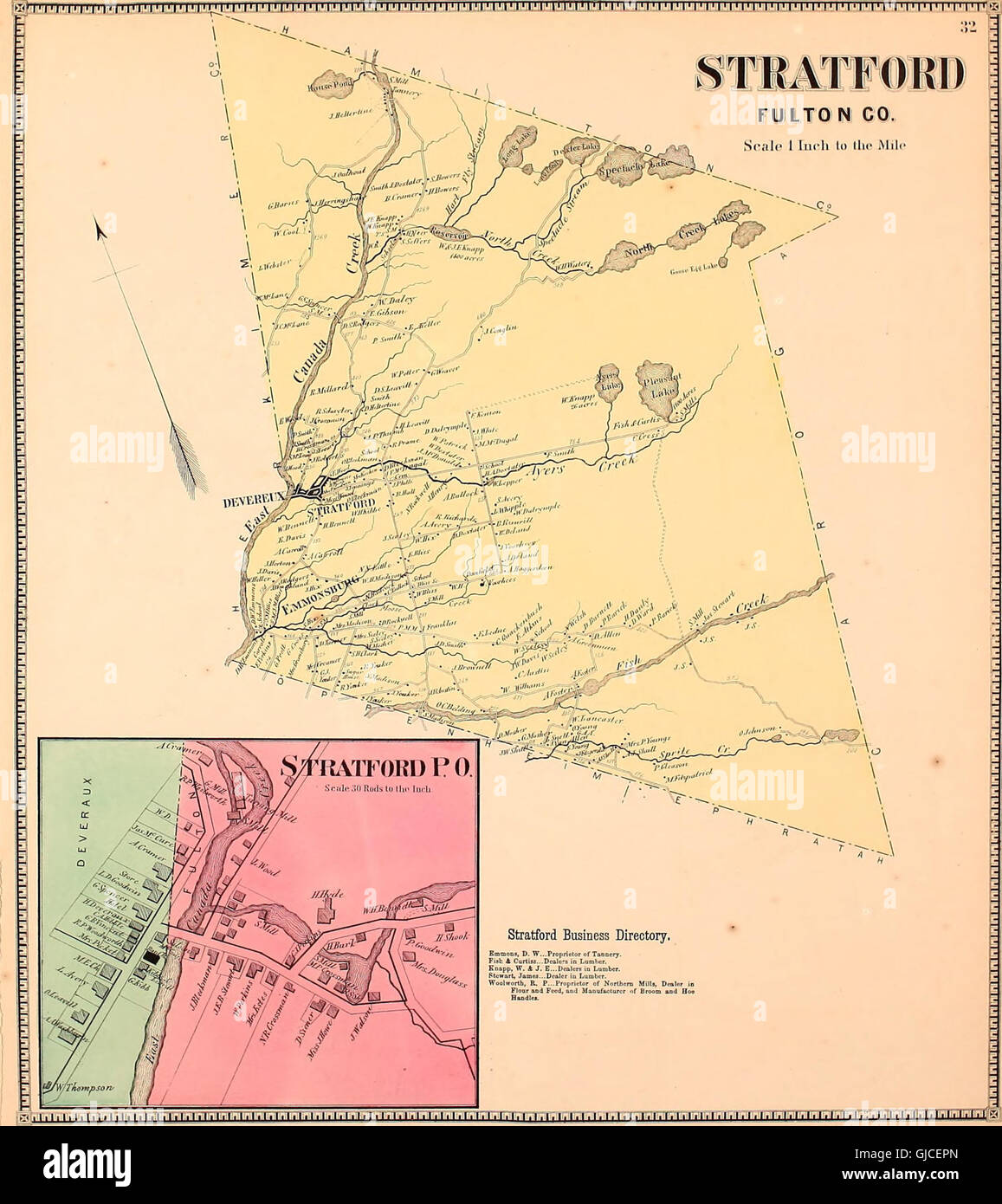 Atlas of Montgomery and Fulton counties, New York from actual surveys