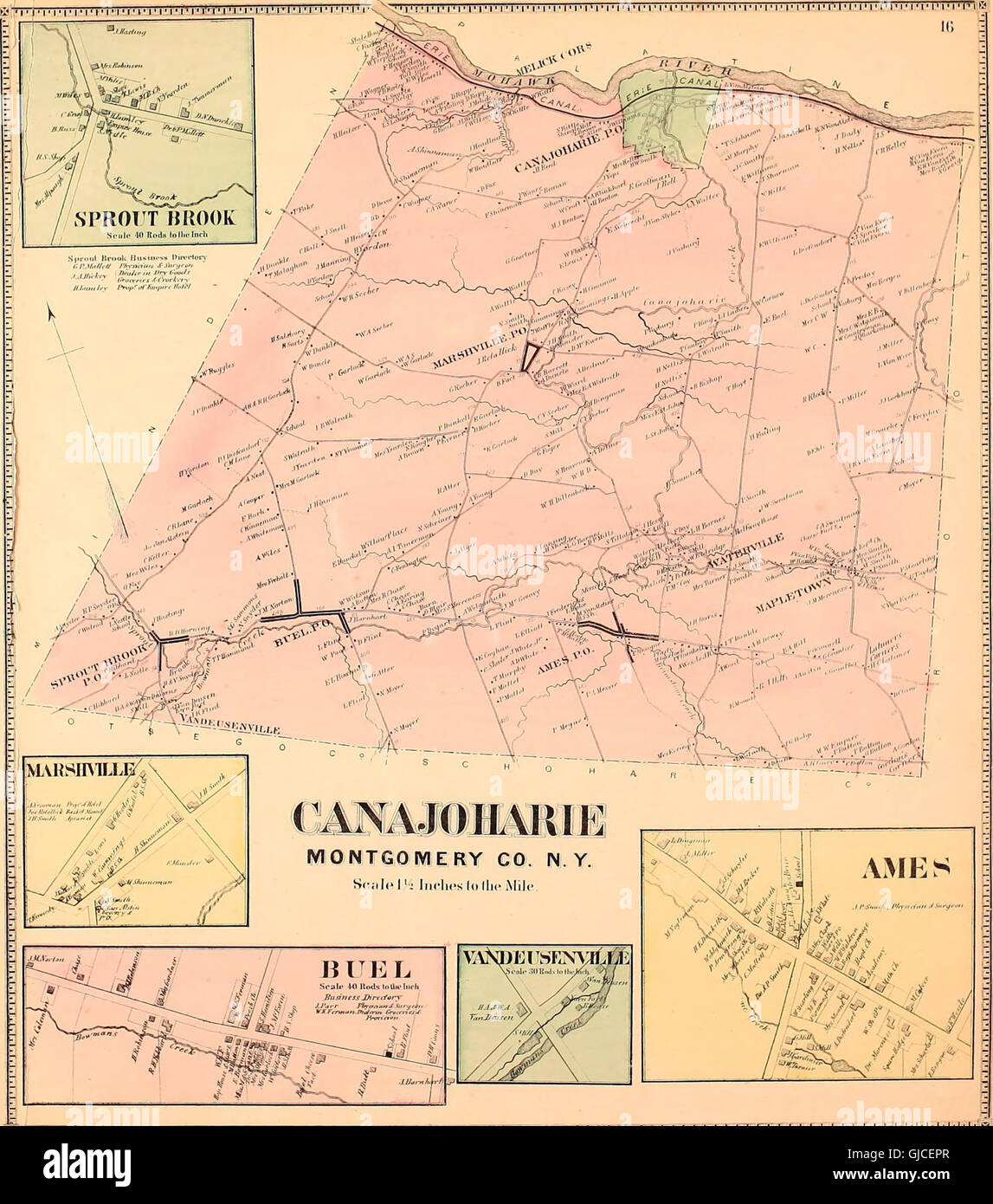 Atlas of Montgomery and Fulton counties, New York from actual surveys