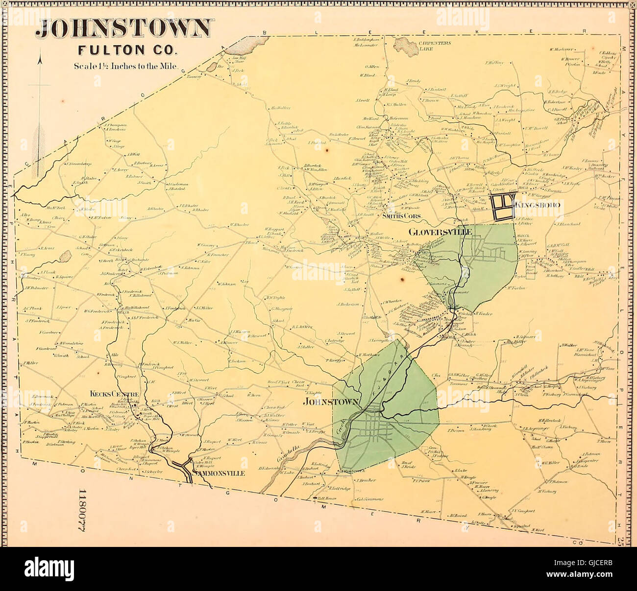 Atlas of Montgomery and Fulton counties, New York from actual surveys
