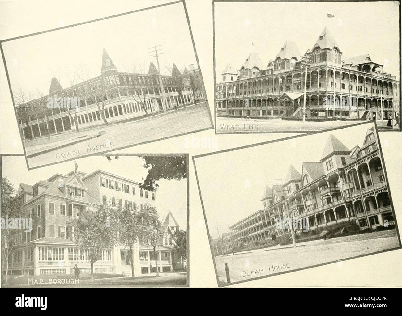 Asbury Park and Ocean Grove (1908 Stock Photo Alamy