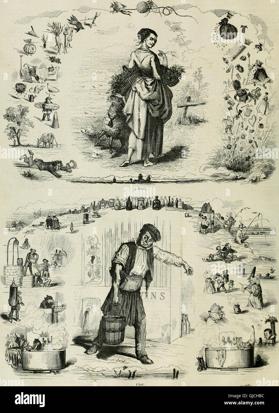 L'illustration - journal universel (1843) Stock Photo