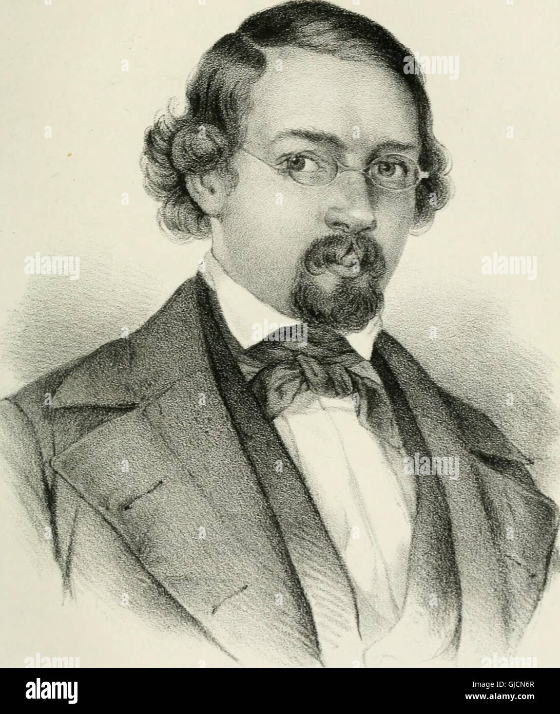 Die Politischen Lyriker unserer Zeit. Ein Denkmal mit Portraits und kurzen historischen Charakteristiken (1848) Stock Photo