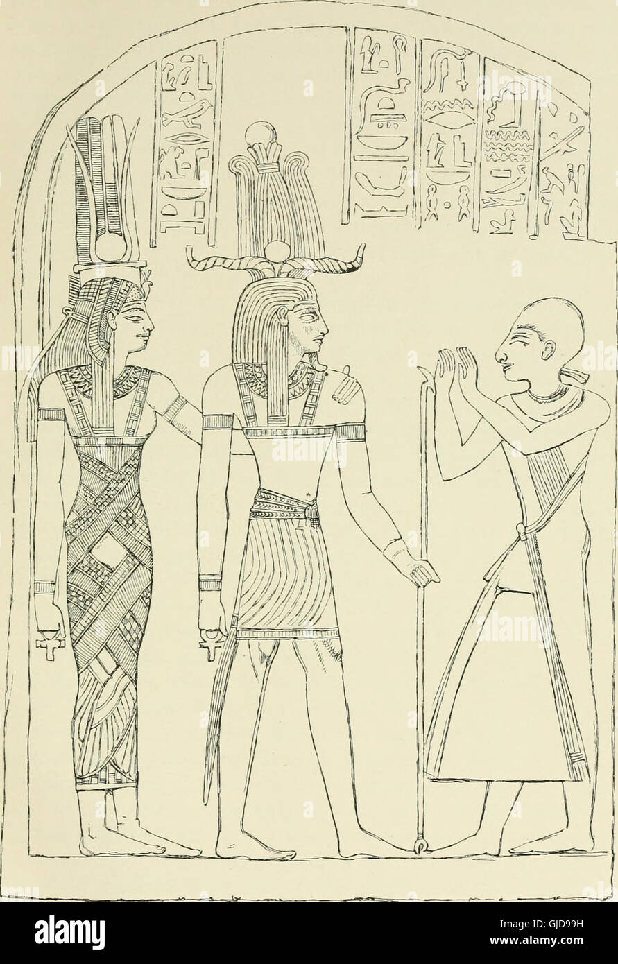 A history of art in ancient Egypt (1883 Stock Photo - Alamy
