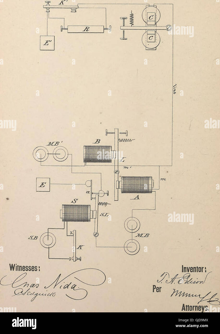 Collection of United States patents granted to Thomas A. Edison, 1869 ...