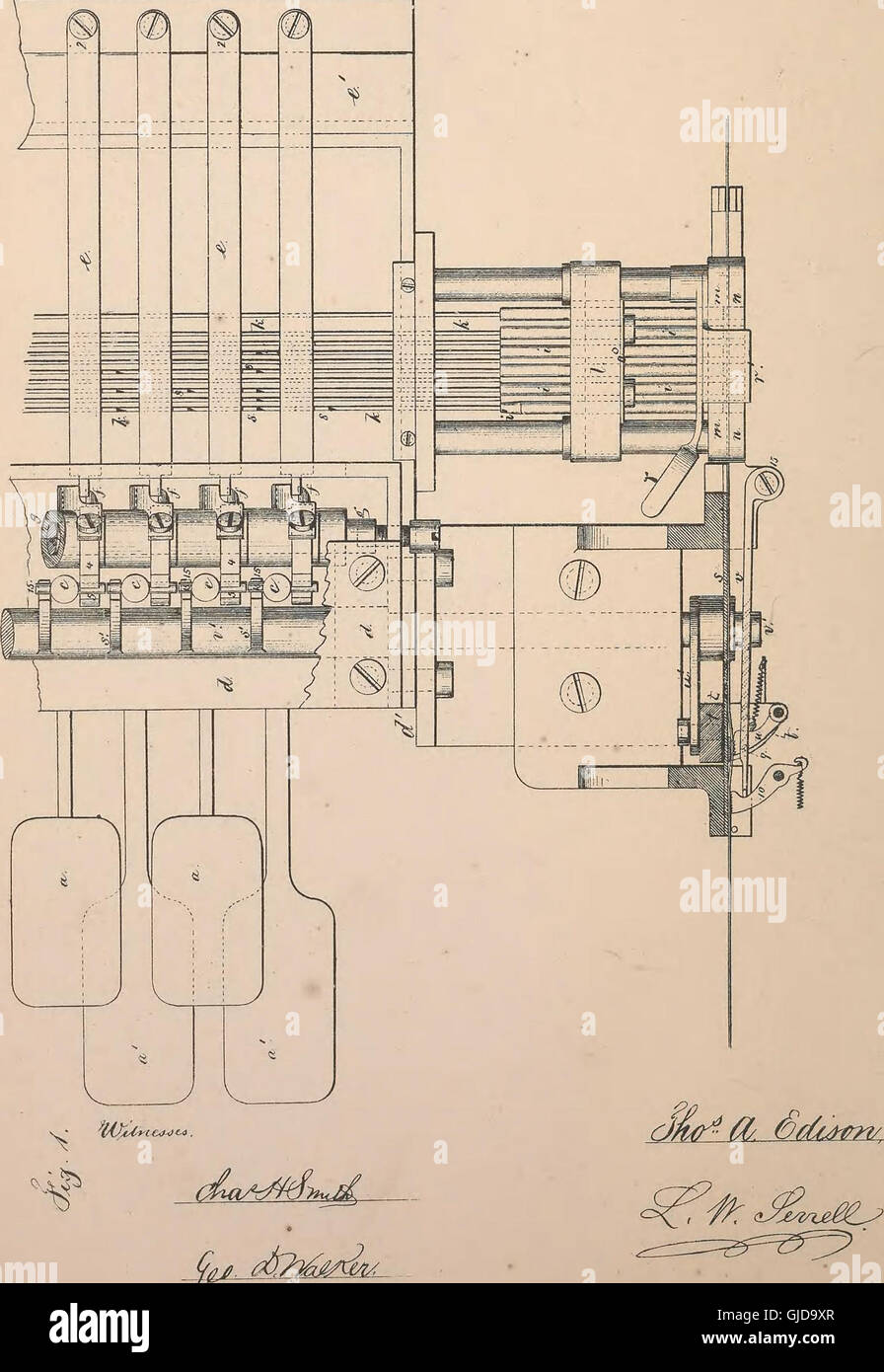 This collection of U.S. patents granted to Thomas Edison between 1869 ...