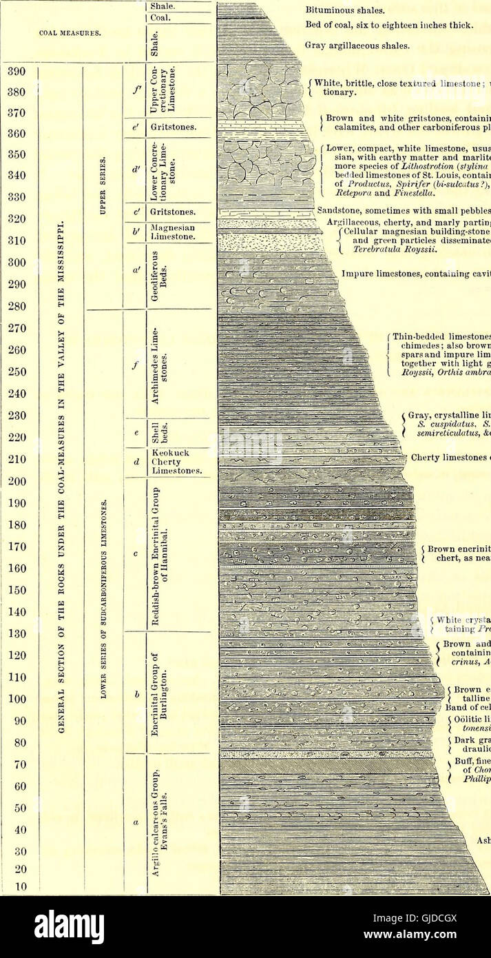 A geological survey report from 1852 detailing the geology of Wisconsin ...