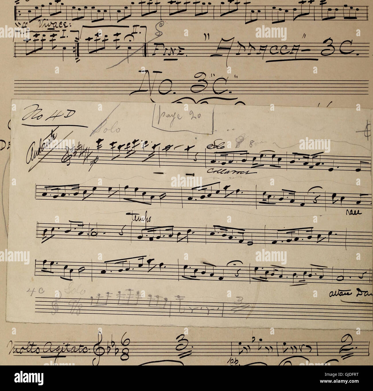 Musical instruments music sheets hi-res stock photography and images ...