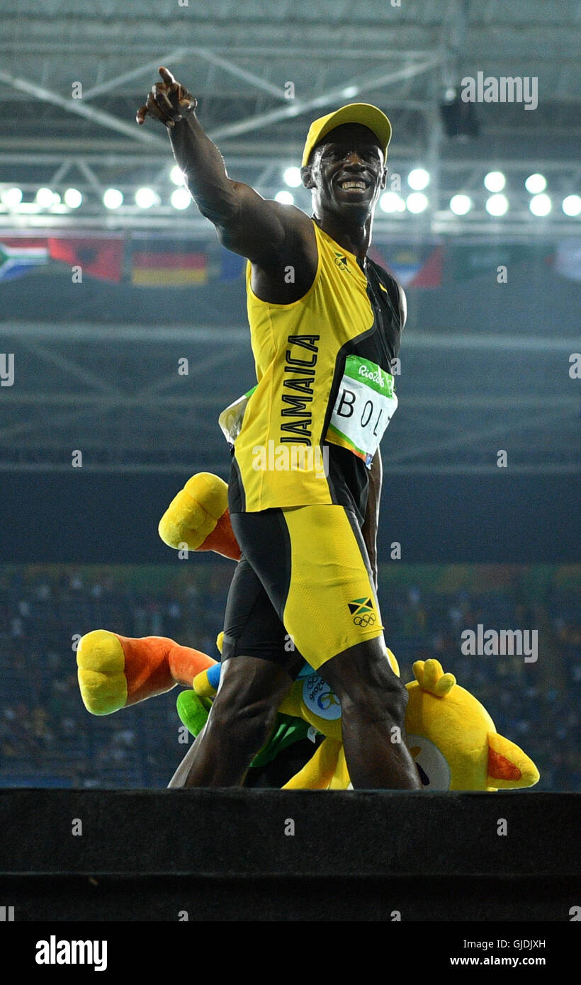 Rio De Janeiro Brazil 14th Aug 2016 Usain Bolt Of Jamaica Rio De Janeiro Brazil 14th Aug 2016 Usain Bolt Of Jamaica