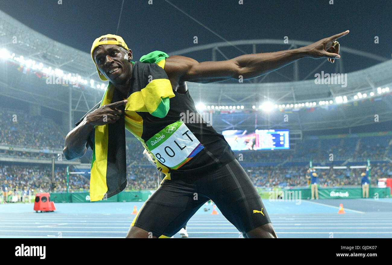 Rio De Janeiro Brazil 14th Aug 2016 Usain Bolt Of Jamaica Rio De Janeiro Brazil 14th Aug 2016 Usain Bolt Of Jamaica