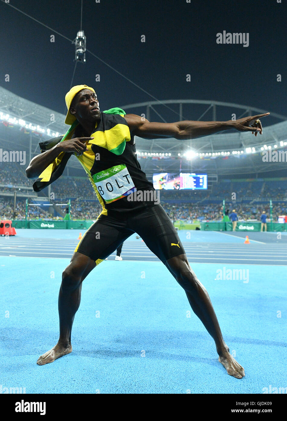 Rio De Janeiro Brazil 14th Aug 2016 Usain Bolt Of Jamaica Rio De Janeiro Brazil 14th Aug 2016 Usain Bolt Of Jamaica