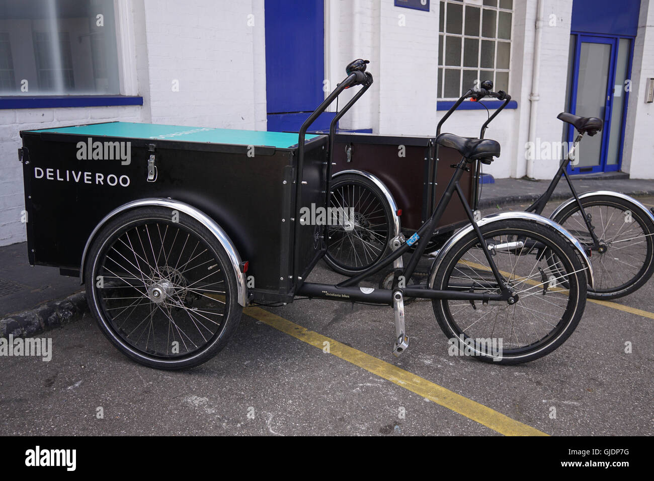 London England UK 15th Aug 2016 Deliveroo Staffs Drivers Strike 