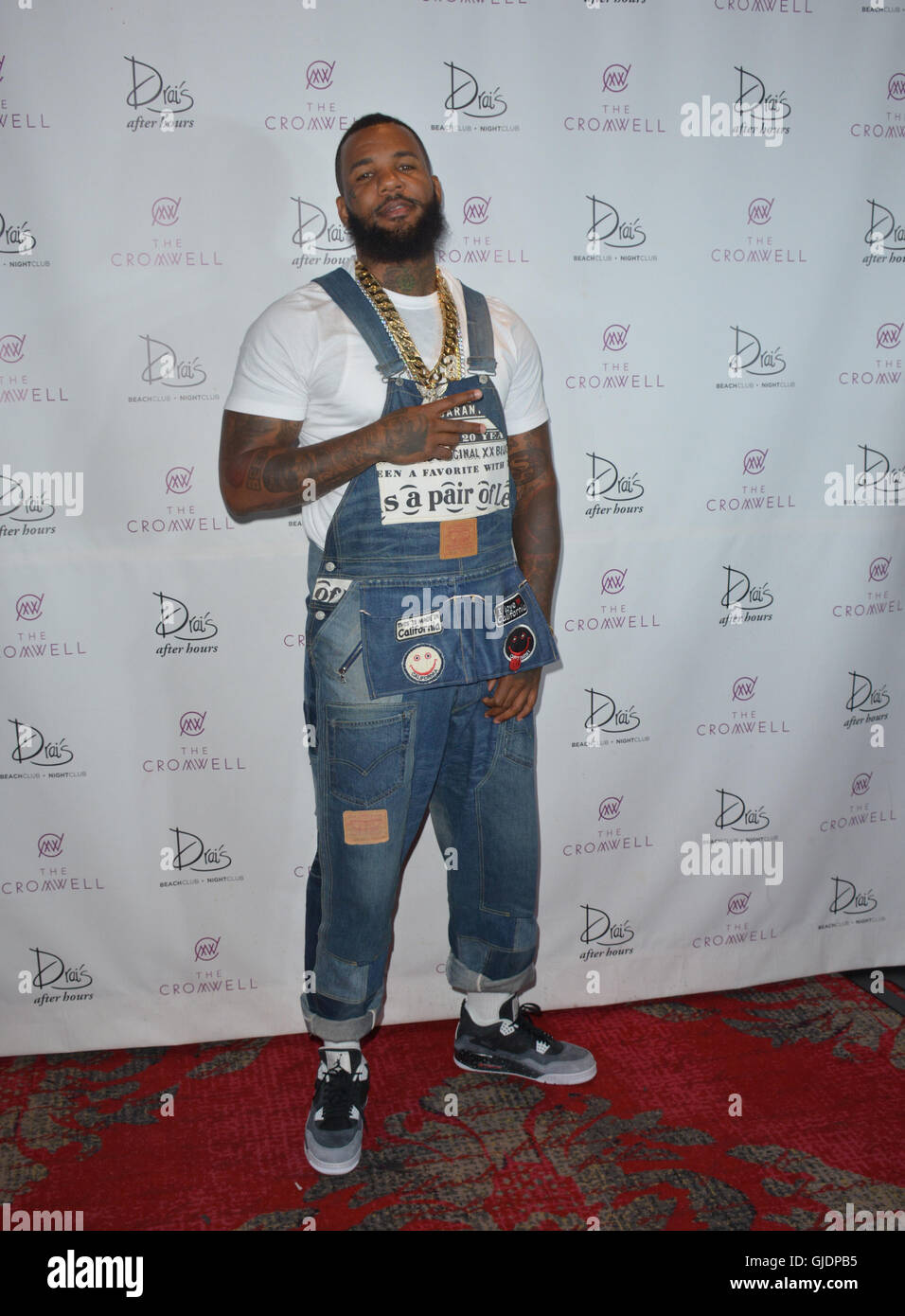 Las Vegas, Nevada, USA. 15th Aug, 2016. Rapper The Game makes his Drai ...
