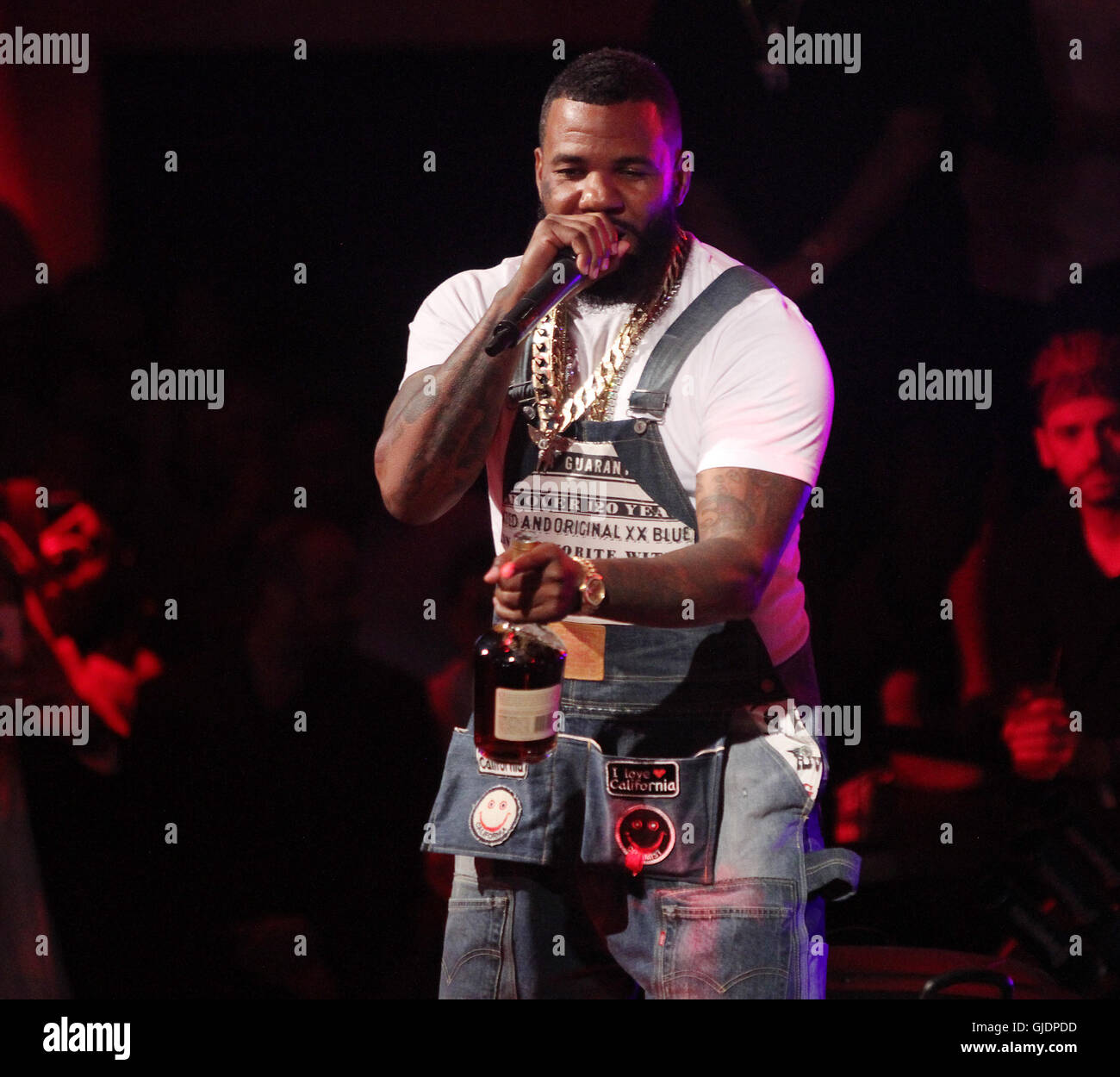 Las Vegas, Nevada, USA. 15th Aug, 2016. Rapper The Game makes his Drai ...