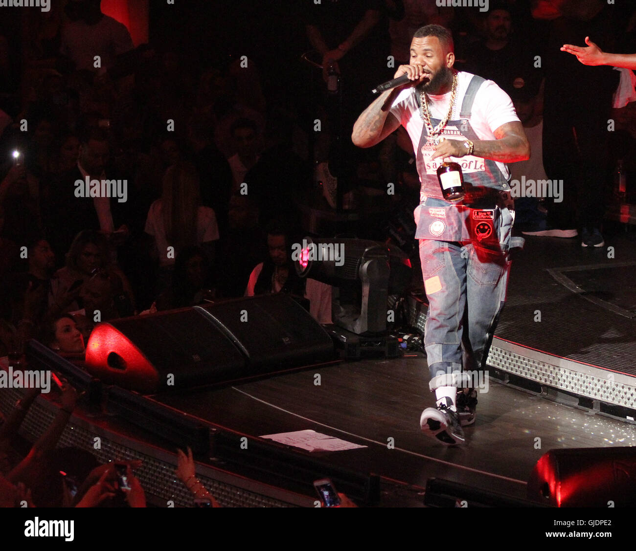 Las Vegas, Nevada, USA. 15th Aug, 2016. Rapper The Game makes his Drai ...