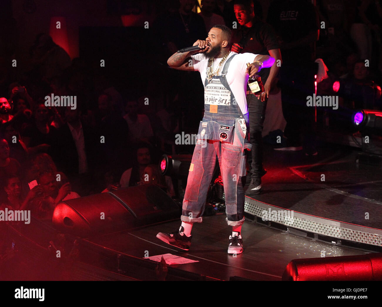 Las Vegas, Nevada, USA. 15th Aug, 2016. Rapper The Game makes his Drai ...