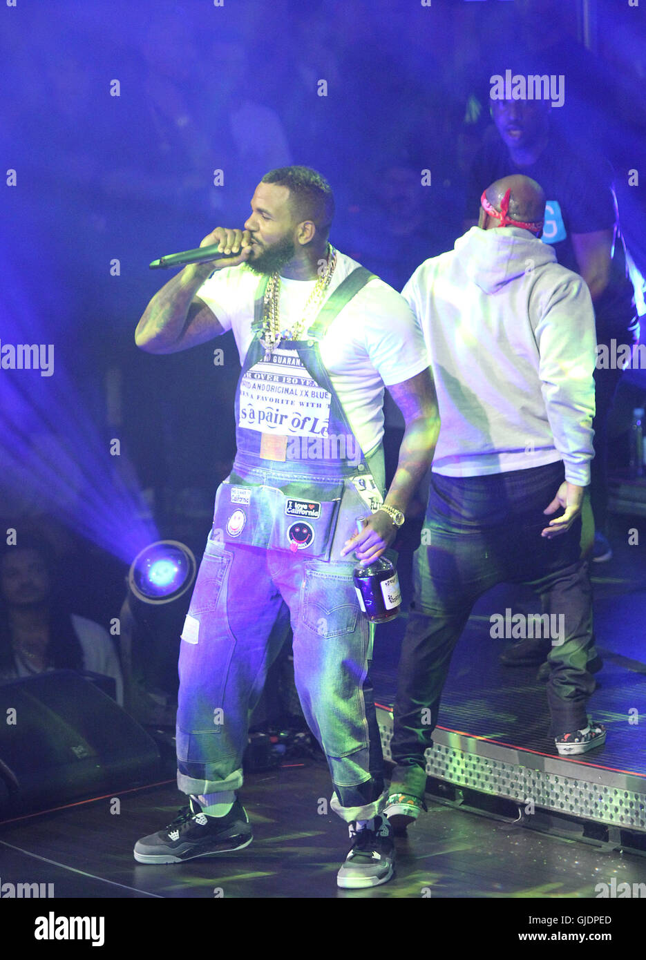 Las Vegas, Nevada, USA. 15th Aug, 2016. Rapper The Game makes his Drai ...