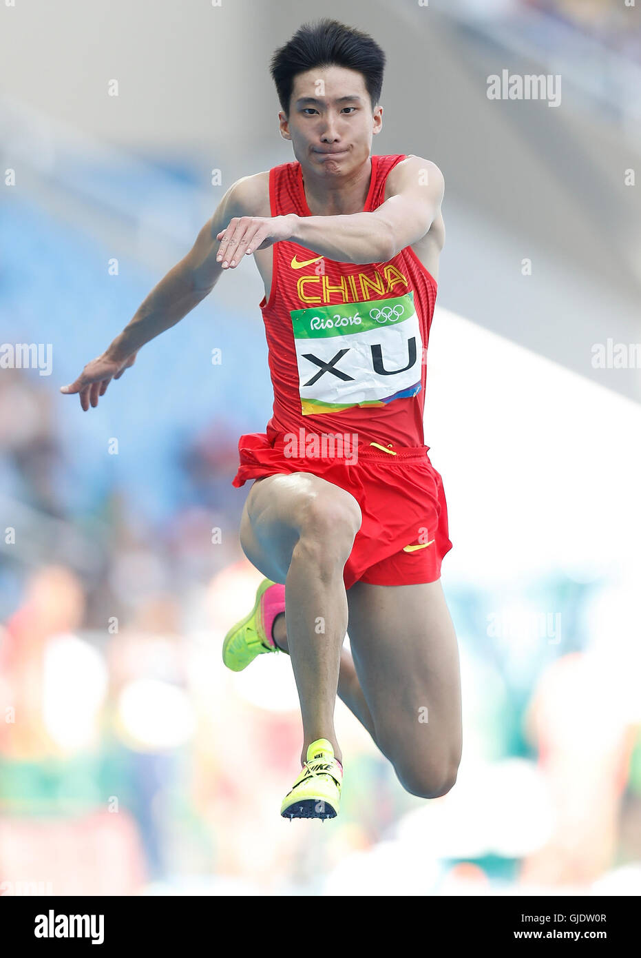 Rio De Janeiro, Brazil. 15th Aug, 2016. China's Xu Xiaolong competes ...