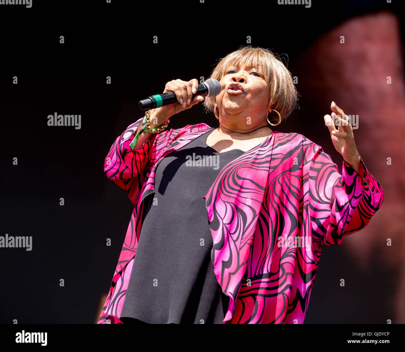 Eau Claire, Wisconsin, USA. 13th Aug, 2016. MAVIS STAPLES performs live