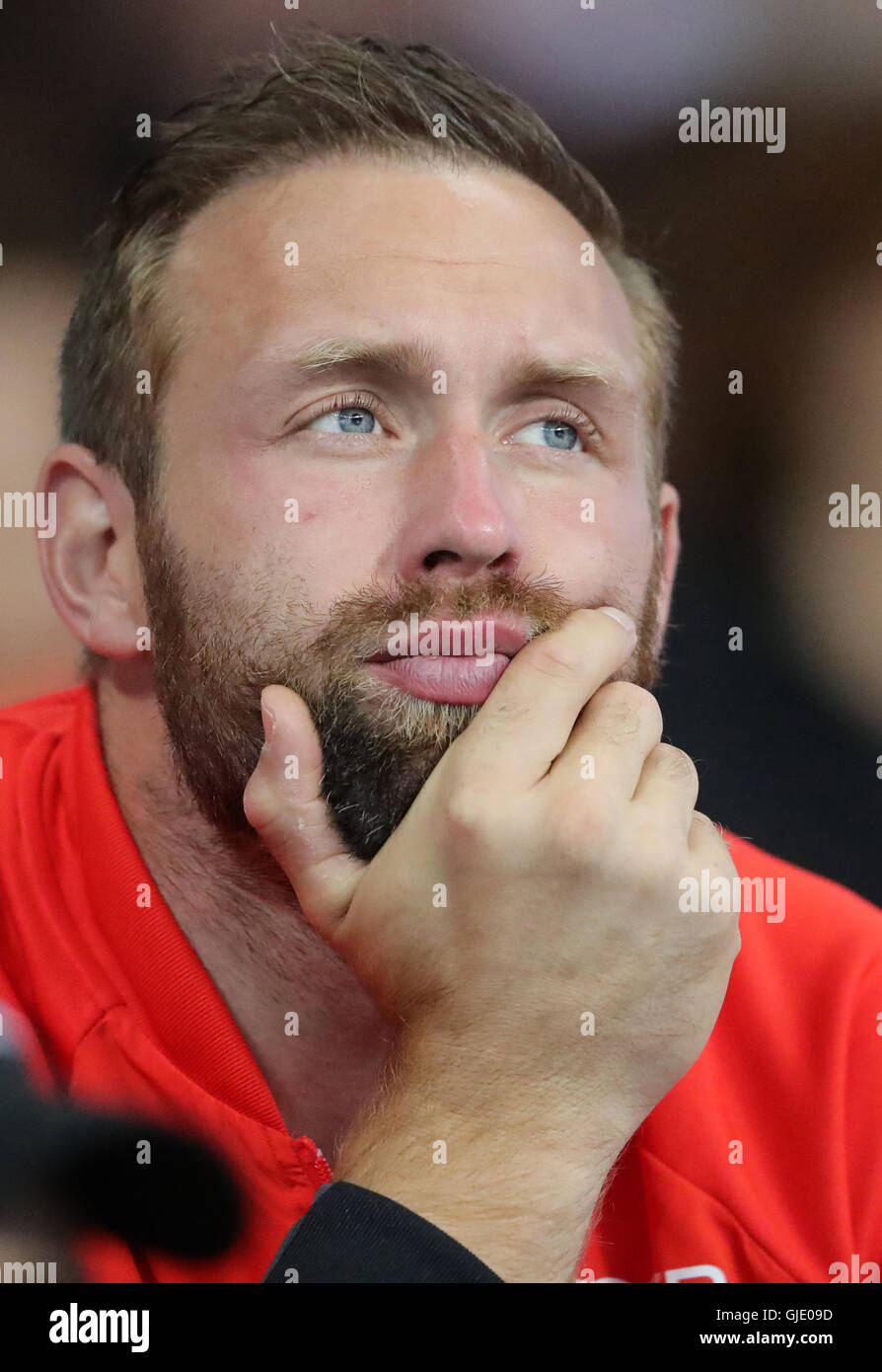 Rio de Janeiro, Brazil. 15th Aug, 2016. Discus Thrower Robert Harting