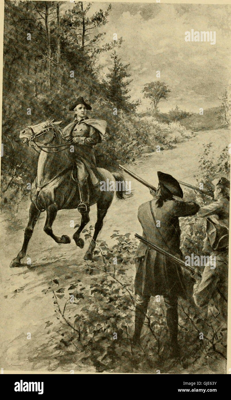 Log cabin days; American history for beginners (1921) Stock Photo