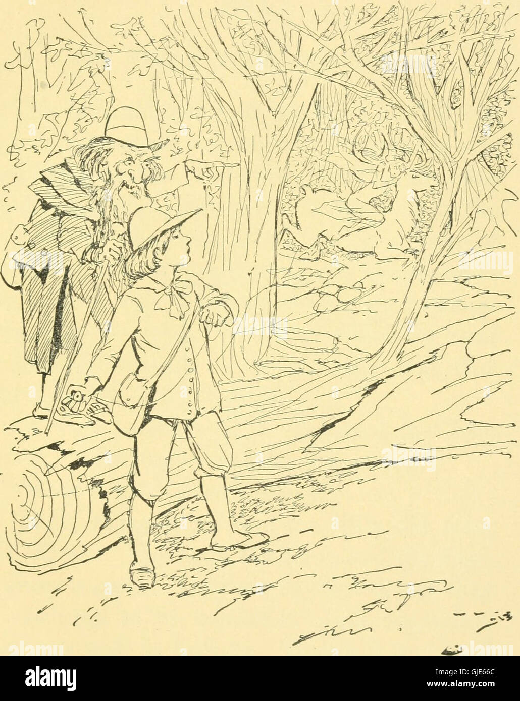 Little Mr. Thimblefinger and his queer country - what the children saw and heard there (1922) Stock Photo