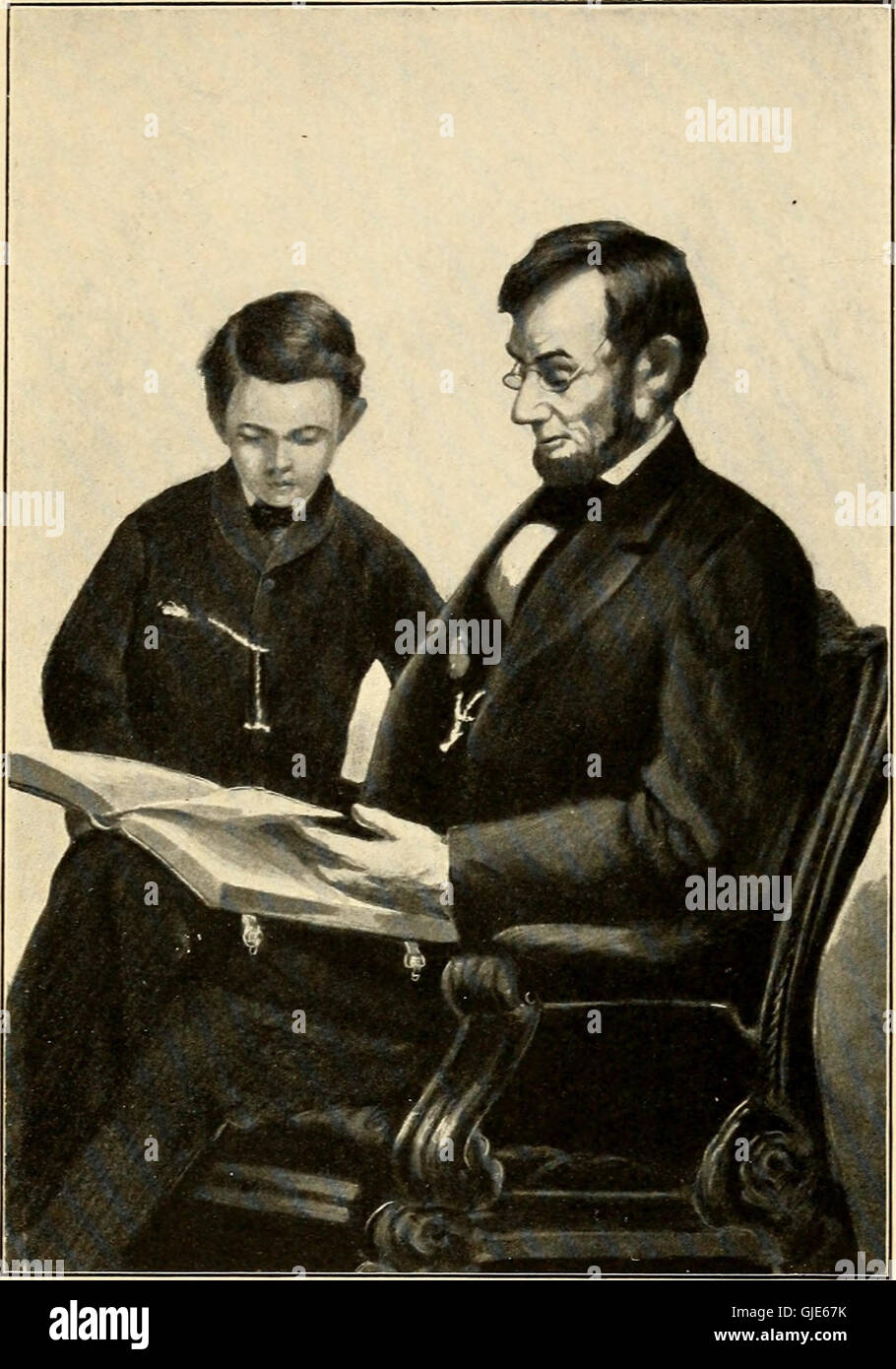 Lincoln and the sleeping sentinel; the true story (1909) Stock Photo